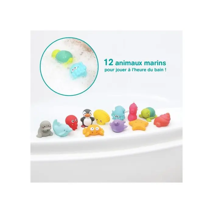 Ludi 12x Aspergeurs En Valisette Jouets de bain Jouet de bain 
