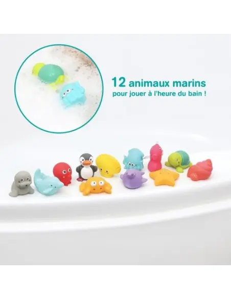 Ludi 12x Aspergeurs En Valisette Jouets de bain Jouet de bain 