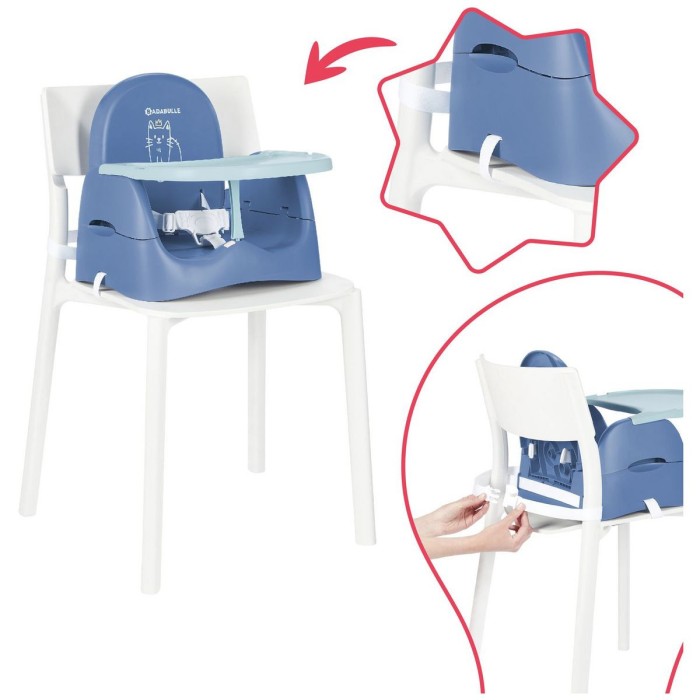 Badabulle Rehausseur de chaise Booster Seat 6 à 36 mois Chaise