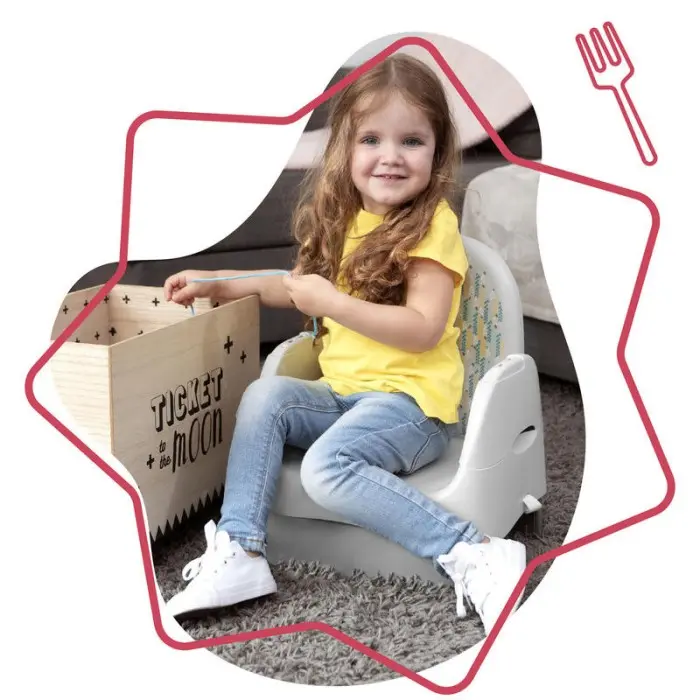 Badabulle Rehausseur de chaise Trendy Meal 6 à 36 mois Chaise
