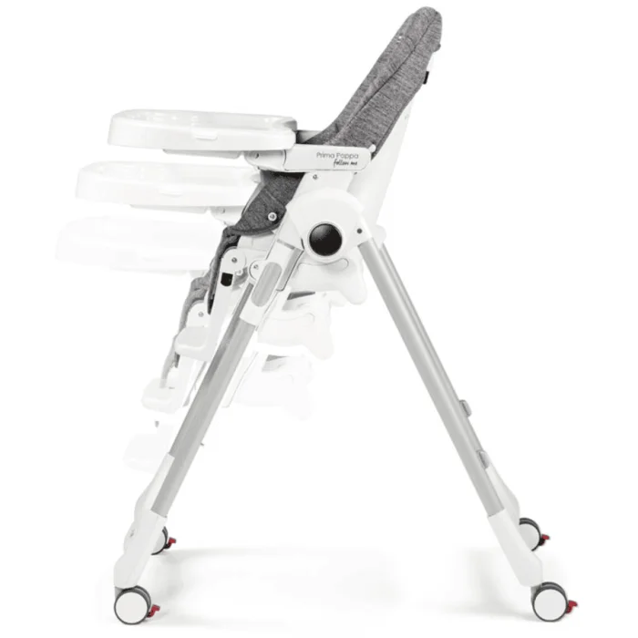 Peg Perego Chaise haute Prima Pappa follow Me Linear Grey