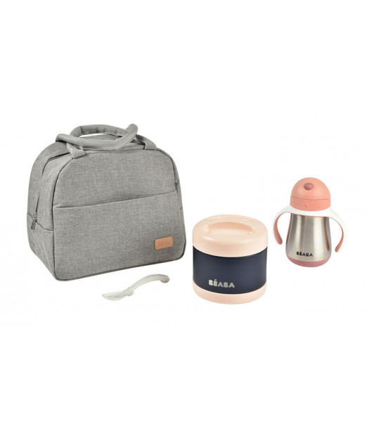 Béaba Sac repas isotherme On The Go Rose Sac isotherme - Beaba