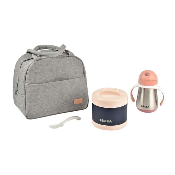 Béaba Sac repas isotherme On The Go Rose Sac isotherme - Beaba
