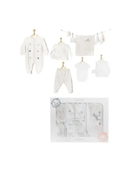 Coffret naissance 100% coton 10 pièces Jungle Coffret naissance