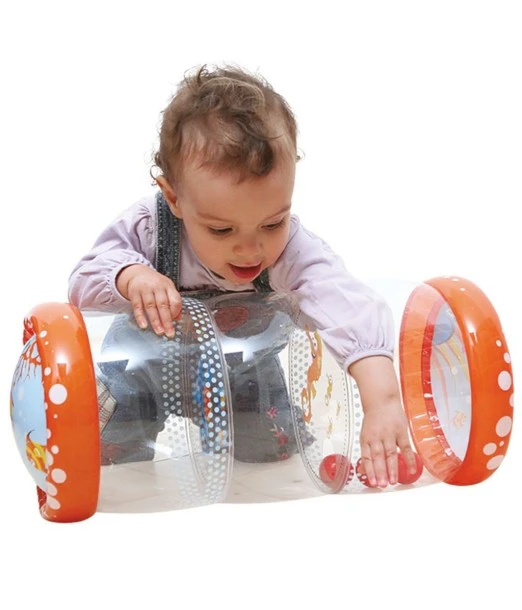 Ludi Baby roller Coral — inflatable play gym from 6 months 2
