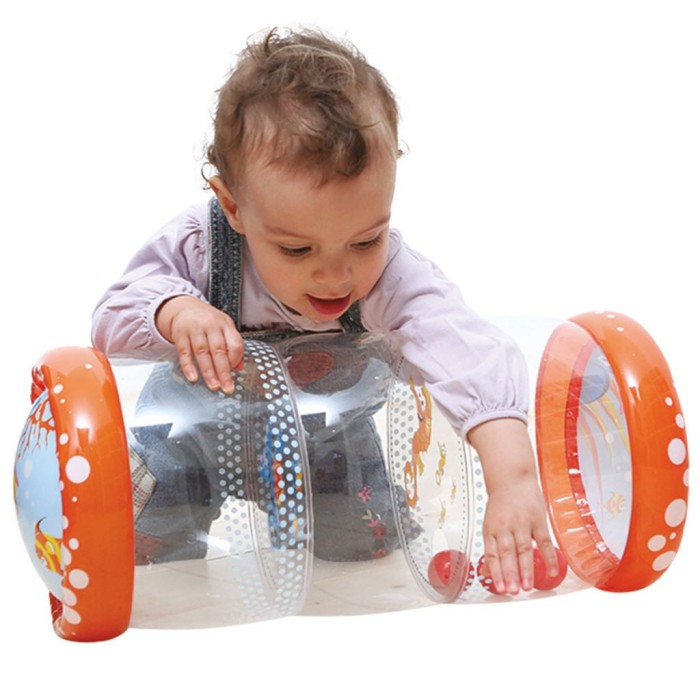 Ludi Baby roller « Corail » Jeu d' éveil gonflable 6m+ Jouet -