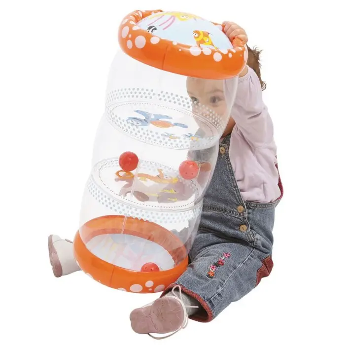 Ludi Baby roller « Corail » Jeu d' éveil gonflable 6m+ Jouet -