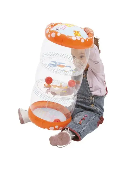 Ludi Baby roller « Corail » Jeu d' éveil gonflable 6m+ Jouet -