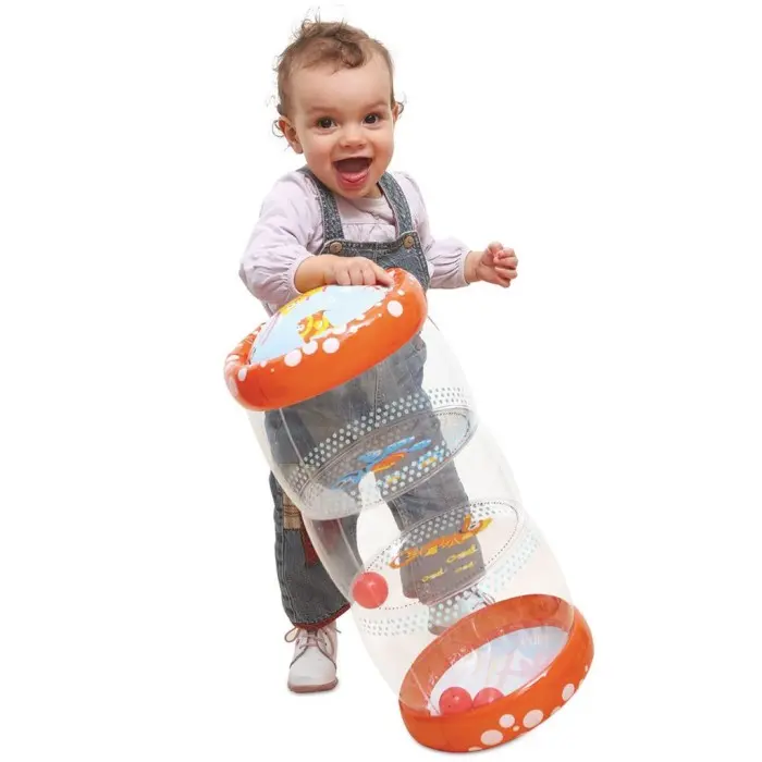 Ludi Baby roller « Corail » Jeu d' éveil gonflable 6m+ Jouet -