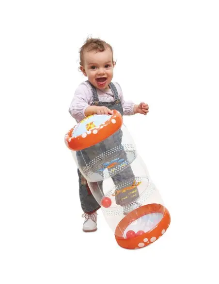 Ludi Baby roller « Corail » Jeu d' éveil gonflable 6m+ Jouet -