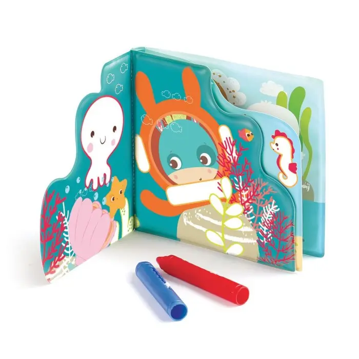 Ludi Livre de bain et Coloriages 10m+ Jouet de bain - Ludi