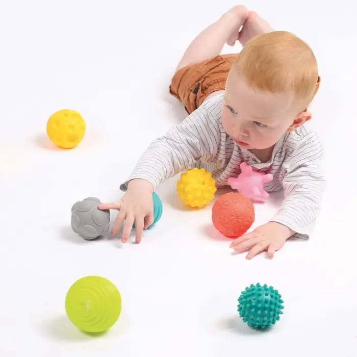 Ludi Assortiment de 8 Balles Sensorielles 6m+ Jouet - Ludi