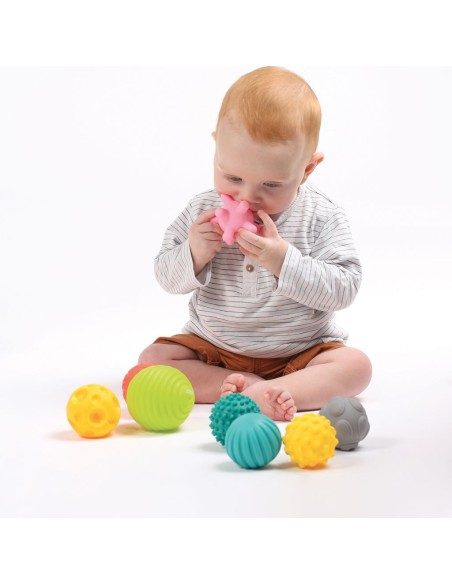 Ludi Assortiment de 8 Balles Sensorielles 6m+ dans Jouet chez Baby And Mom Maroc