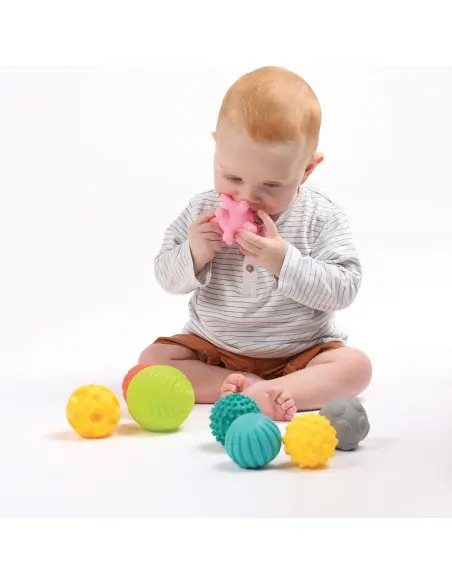 Ludi Assortiment de 8 Balles Sensorielles 6m+ Jouet - Ludi