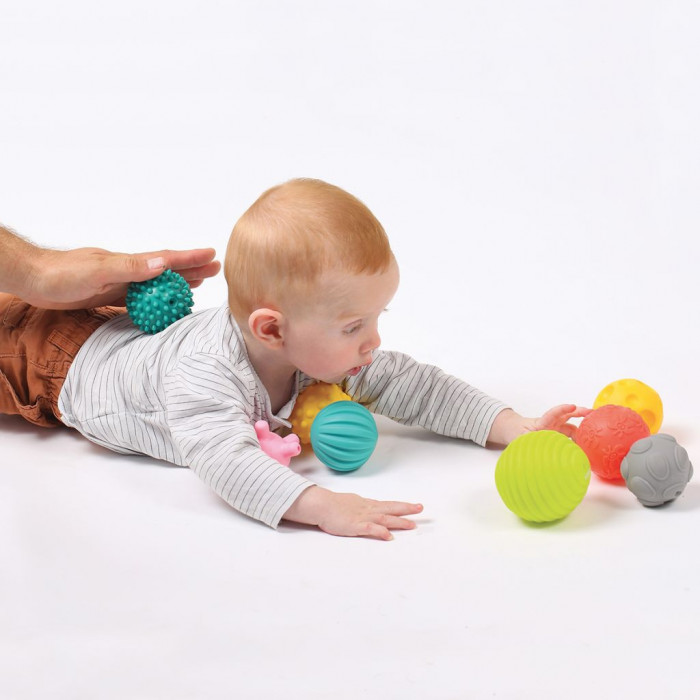 Ludi Assortiment de 8 Balles Sensorielles 6m+ dans Jouet chez Baby And Mom Maroc