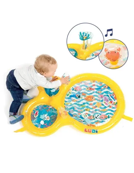 Ludi water play mat 10 months+ yellow — photo 2