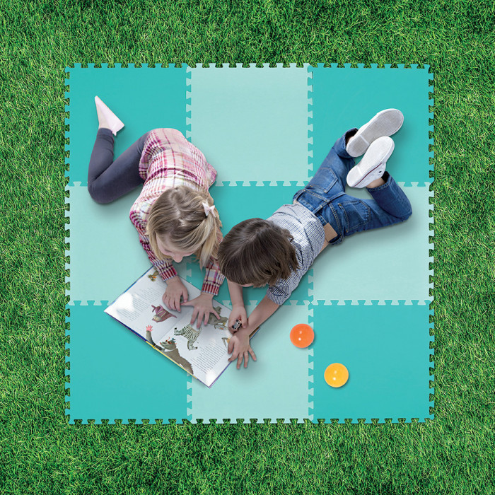 Ludi Tapis de Sol XXL Bicolor Tapis d'éveil - Ludi Maroc