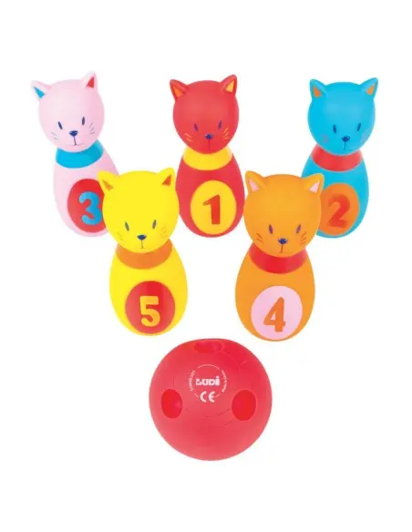 Ludi Jeu de Quilles "Chat" 10m+ Jouet - Ludi Maroc