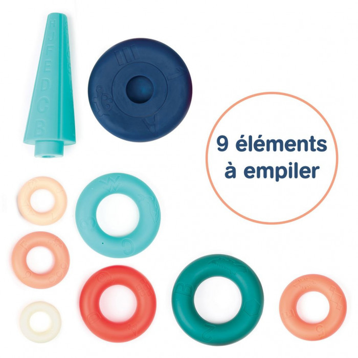 Ludi Pyramide d'Anneaux 10m+ dans Jouet chez Baby And Mom Maroc