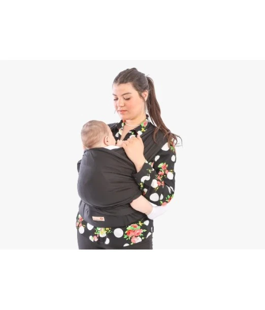 Sling with belt - black