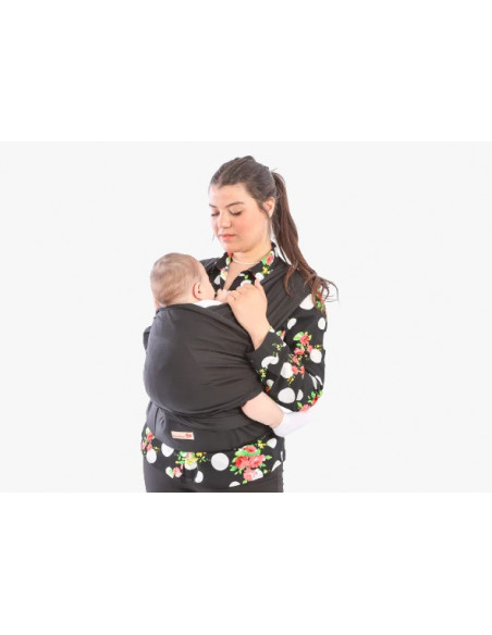 Écharpe De Portage Avec Ceinture - Noir Echarpe de Portage /