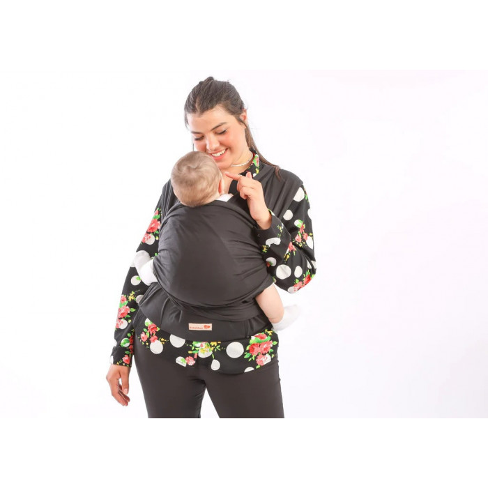 Écharpe De Portage Avec Ceinture - Noir Echarpe de Portage /