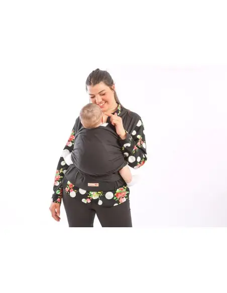 Écharpe De Portage Avec Ceinture - Noir Echarpe de Portage /