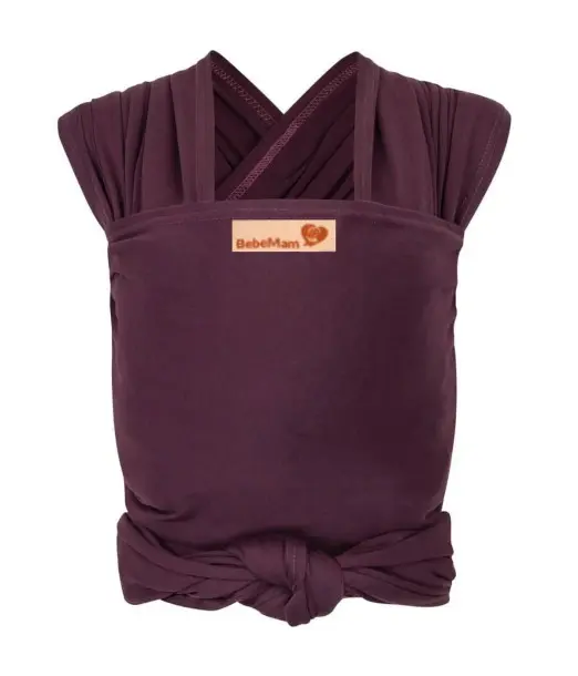 Echarpe de portage physiologique 0m+ Aubergine Echarpe de