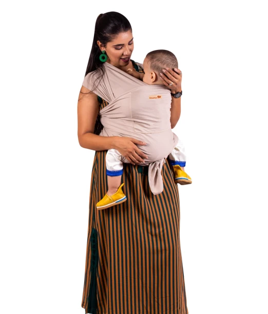 Physiological baby sling 0m+ beige