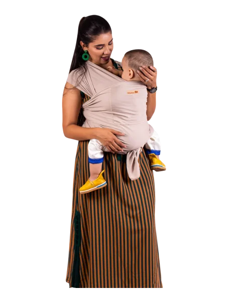 Physiological baby sling 0m+ beige