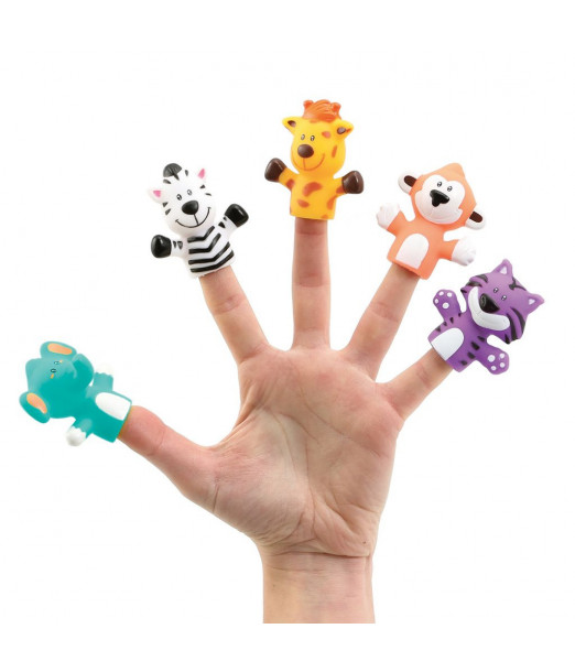 Marionnettes à Doigts Animaux de la Savane LUDI Accueil - Ludi 2