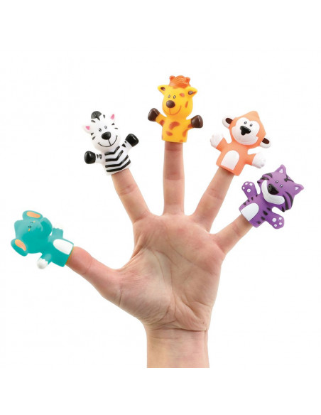 Ludi Marionnettes à Doigts - Animaux de la Savane 10m+ dans Jouet chez Baby And Mom Maroc