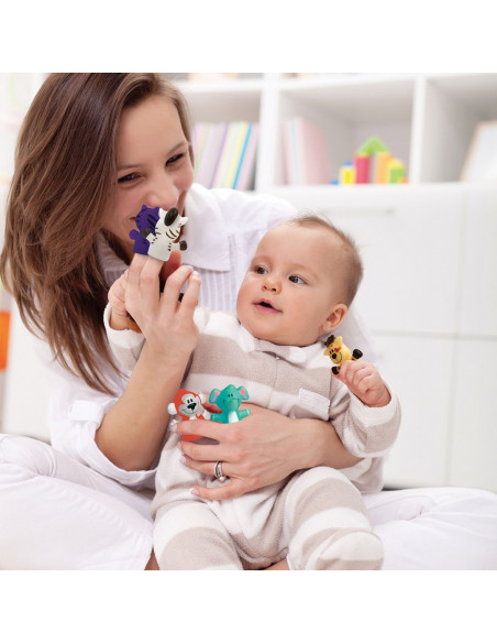 Ludi Marionnettes à Doigts - Animaux de la Savane 10m+ dans Jouet chez Baby And Mom Maroc