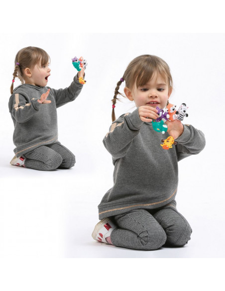 Ludi Marionnettes à Doigts - Animaux de la Savane 10m+ dans Jouet chez Baby And Mom Maroc