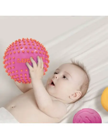 Ludi 3 Balles Sensorielles « Roses » 6m+ Jouet - Ludi Maroc