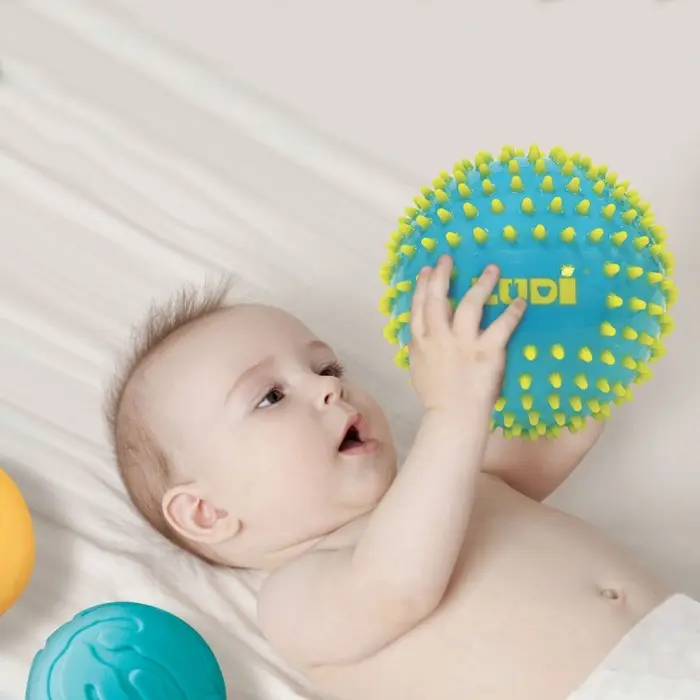 Ludi 3 Balles Sensorielles « Bleues » 6m+ Jouet - Ludi Maroc