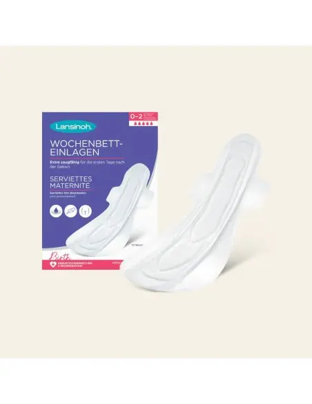 Lansinoh maternity pads extra-absorbent size L from 0 to 2 weeks 10 units — photo 2