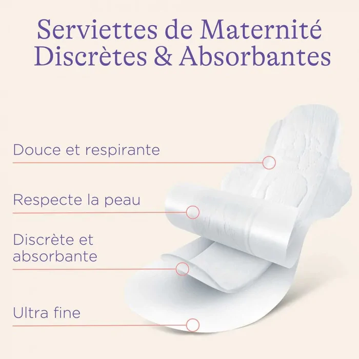 Abena Serviettes maternité - Paquet de 15 