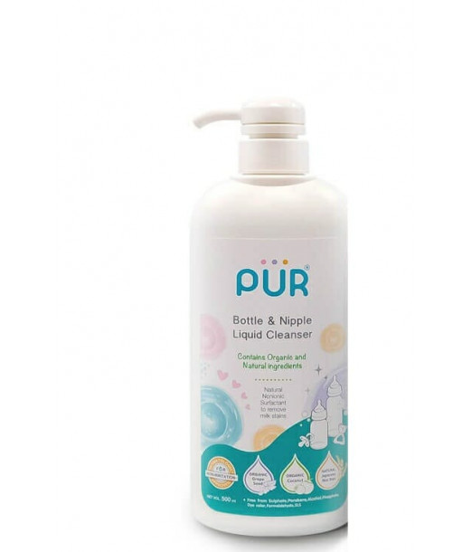 Pür Détergent vaisselle bébé - Liquide de nettoyage des biberons et tétines 500ml au Maroc - Baby And Mom