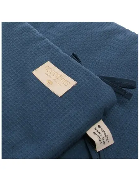 Nobodinoz Tour De Lit Nest Nid d'Abeille Bleu Tour de lit -