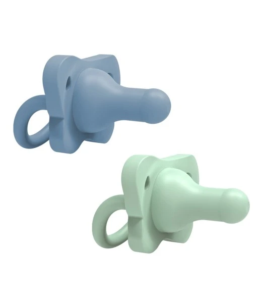 Dr Brown’s silicone pacifier from 0 to 6 months HappyPaci Blue & Green