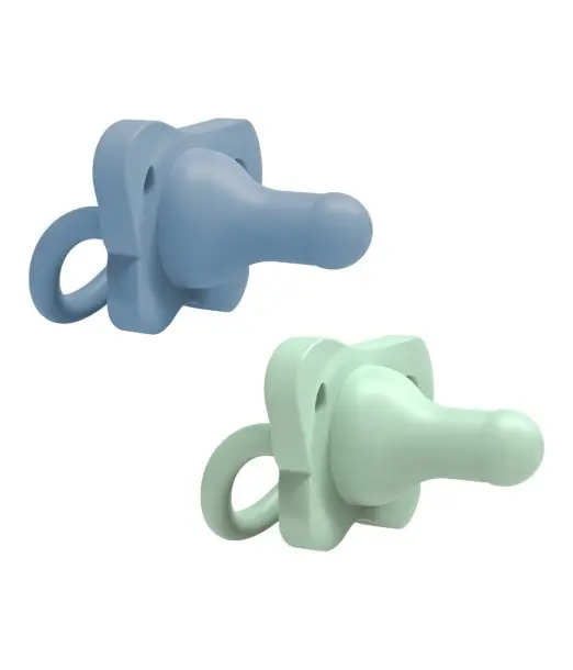 Dr Brown’s Sucette en silicone 0-6 mois HappyPaci Bleu & Vert