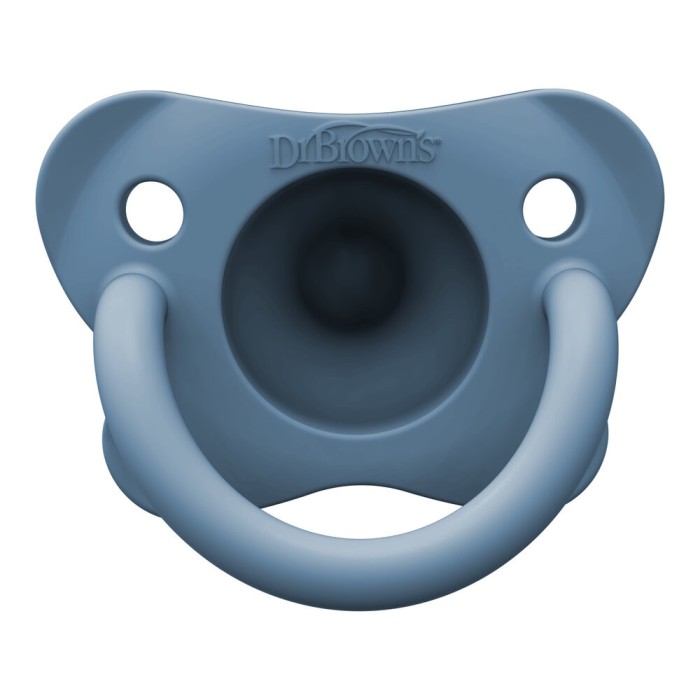 Dr Brown’s Sucette en silicone 0-6 mois HappyPaci Bleu & Vert