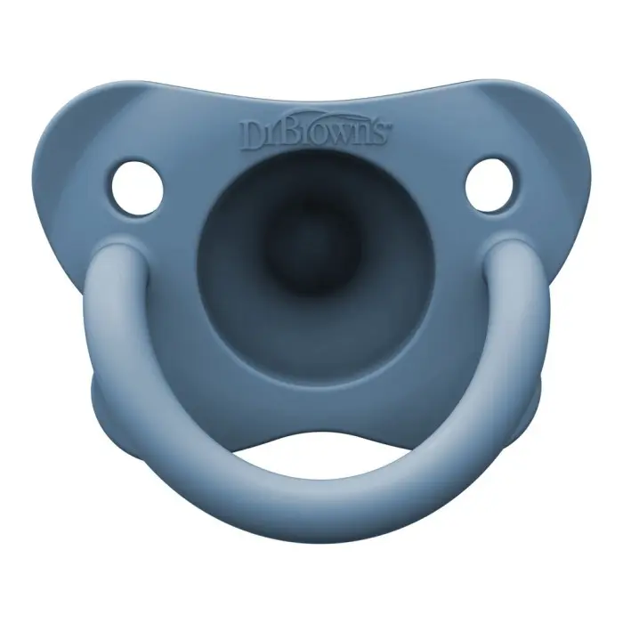 Dr Brown’s Sucette en silicone 0-6 mois HappyPaci Bleu & Vert