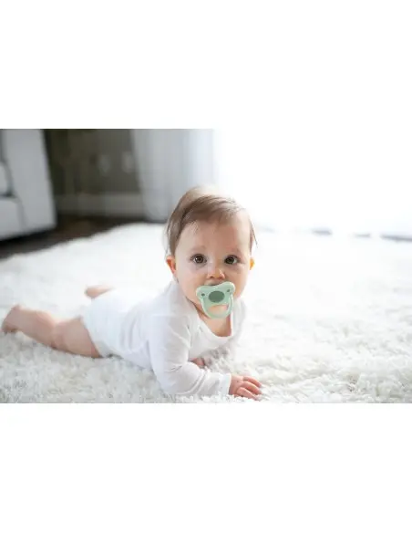 Dr Brown’s silicone pacifier from 0 to 6 months HappyPaci Blue & Green — photo 6