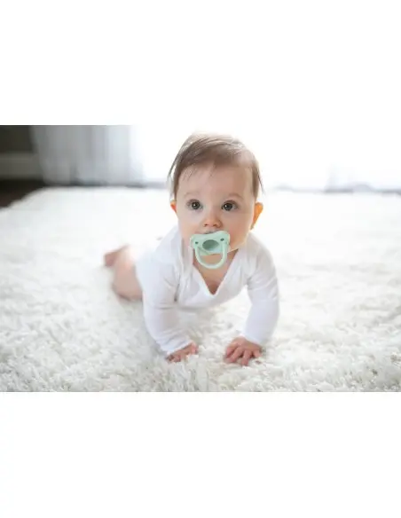 Dr Brown’s HappyPaci silicone pacifier from 0 to 6 months Pink & Green — photo 5
