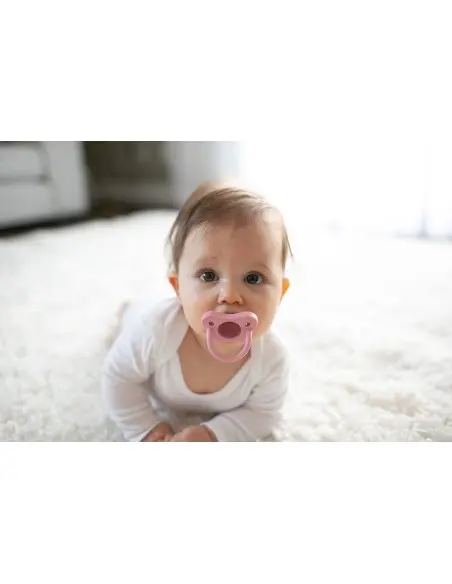 Dr Brown’s HappyPaci silicone pacifier from 0 to 6 months Pink & Green — photo 6