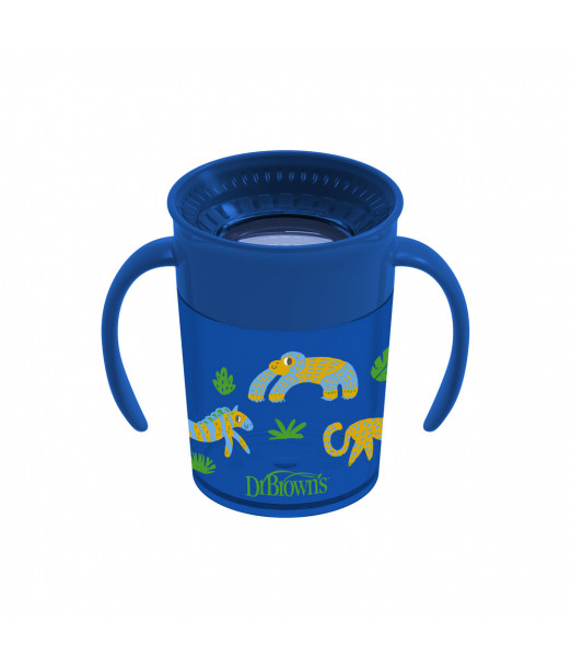 Dr Brown’s Tasse Cheers 360° Bleu 200ml 6m+ Vaisselle bébé - 2