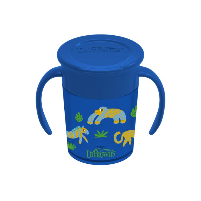 Dr Brown’s Tasse Cheers 360° Bleu 200ml 6m+ Vaisselle bébé -