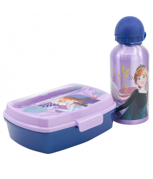 Lunch box + Couverts + Gourde en inox Frozen Repas - Maroc 2